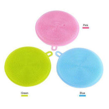 Load image into Gallery viewer, Antibacterial Silicone Dish Sponges Brush for Kitchen
