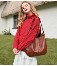 Load image into Gallery viewer, Women's Multifunction Leather Shoulder Bag/Big Volume Crossbody Handbag