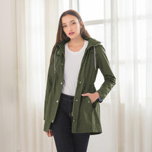 Load image into Gallery viewer, 🔥HOT SALE🔥Waterproof Lightweight Rain Jacket Active Outdoor Hooded Raincoat With Slant Pocket