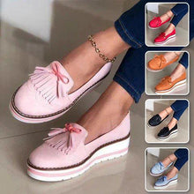 Load image into Gallery viewer, Women's Fashion Tassels Platform Oxford Shoes