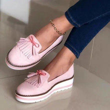 Load image into Gallery viewer, Women's Fashion Tassels Platform Oxford Shoes