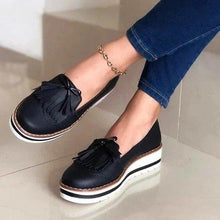 Load image into Gallery viewer, Women's Fashion Tassels Platform Oxford Shoes