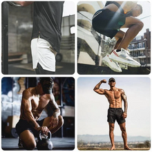 Load image into Gallery viewer, 2-in-1 Double-layer Fitness Quick-drying Pants for Men(32"-42" WAIST)