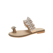 Load image into Gallery viewer, Summer Beach Pineapple Flat Sandals