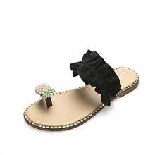 Load image into Gallery viewer, Summer Beach Pineapple Flat Sandals