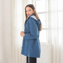 Load image into Gallery viewer, Waterproof Lightweight Rain Jacket Active Outdoor Hooded Raincoat for Women