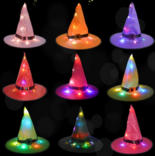 Load image into Gallery viewer, 🎃Limited Time Special Only $6.99🎃 Glowing Witch Hat Hanging/Wearable