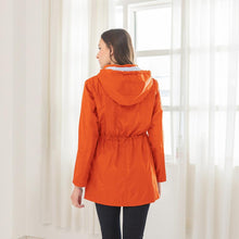 Load image into Gallery viewer, Waterproof Lightweight Rain Jacket Active Outdoor Hooded Raincoat for Women