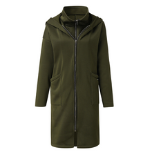 Load image into Gallery viewer, Women Full Zip Warm Pocket Hoodie