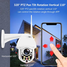 Load image into Gallery viewer, Waterproof Outdoor Wifi Camera