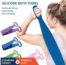 Load image into Gallery viewer, Silicone bath towel