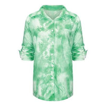Load image into Gallery viewer, New gradient printing tie-dye shirt