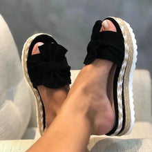 Load image into Gallery viewer, Women Casual Daily Comfy Bowknot Slip On Sandals