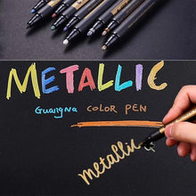 Load image into Gallery viewer, Metallic Paint Marker Pens