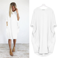 Load image into Gallery viewer, BUY 2 GET 3 (🔥UP To 50% OFF)Women Casual Loose Dress with Pocket