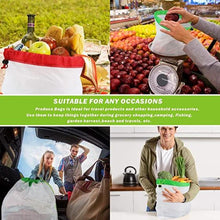 Load image into Gallery viewer, 12pcs Reusable Mesh Produce Bags Washable Recyclable Grocery Bags