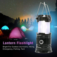 Load image into Gallery viewer, 3-in-1 Camping Lantern,Portable Outdoor LED Flame Lantern Flashlight