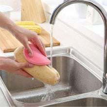 Load image into Gallery viewer, Antibacterial Silicone Dish Sponges Brush for Kitchen