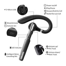 Load image into Gallery viewer, Wireless Bluetooth Earpiece V5.0Hands-Compatible with iPhone and Android
