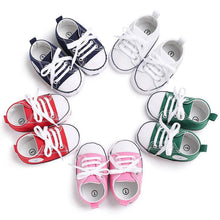 Load image into Gallery viewer, New Canvas Baby Sports Sneakers Baby Boys Girls Soft Sole Anti-slip