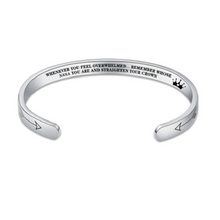 Load image into Gallery viewer, (Buy 2 Get 1 Free)"Remember...You Are and Straighten Your Crown" Adjustable Bracelet