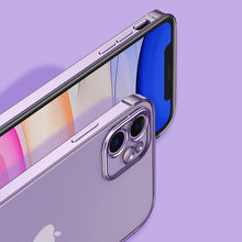 Load image into Gallery viewer, New silicone electroplated right-angle transparent anti-fall iPhone 11 phone case