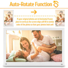 Load image into Gallery viewer, Wi-Fi Cloud Digital Picture Frame with IPS high resolution display, Email, iPhone iOS and Android app