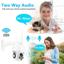 Load image into Gallery viewer, Waterproof Outdoor Wifi Camera