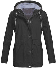 Load image into Gallery viewer, Waterproof Lightweight Rain Jacket Active Outdoor Hooded Raincoat for Women