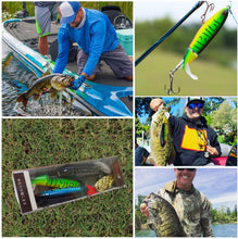 Load image into Gallery viewer, Floating Rotating Tail Lures Hard Bait