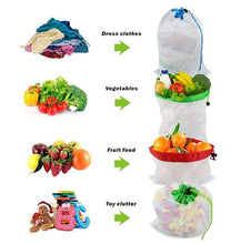 Load image into Gallery viewer, 12pcs Reusable Mesh Produce Bags Washable Recyclable Grocery Bags