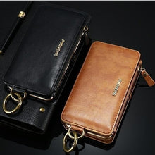 Load image into Gallery viewer, Samsung/iPhone Classic Retro Stand Wallet Case