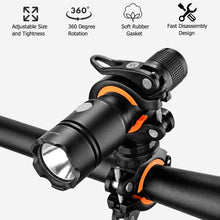 Load image into Gallery viewer, Bicycle Light Bracket - Bike Lamp Holder【360 Degree Rotatable】