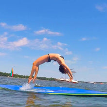 Load image into Gallery viewer, Floating Water Pad Mat,The Three-Layer XPE Foam Is Compounded Roll-Up Floating Island