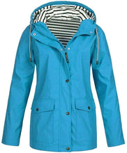 Load image into Gallery viewer, Waterproof Lightweight Rain Jacket Active Outdoor Hooded Raincoat for Women