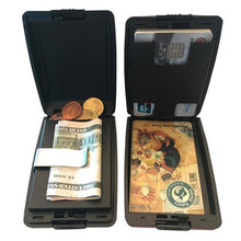 Load image into Gallery viewer, Portefeuille sécurisé RFID pour espèces et cartes