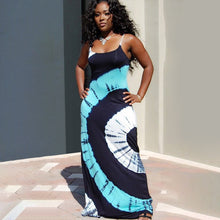 Load image into Gallery viewer, Print suspender long Dress【BUY 2 FREE SHIPPING】