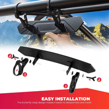 Load image into Gallery viewer, UTV 1.65"-2" Adjustable Rear View Center Mirror - Kemimoto