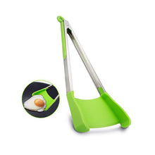 Load image into Gallery viewer, BREEZYLIVE 2 in 1 Non-stick Kitchen Spatula Tong for Cooking BBQ
