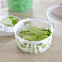 Load image into Gallery viewer, BREEZYLIVE 5 Quarts Manual Salad Spinner Vegetable Fruit Dryer with Quick Dry Design