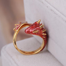 Load image into Gallery viewer, Gold Topaz Dragon Ring【Limited Quantities】
