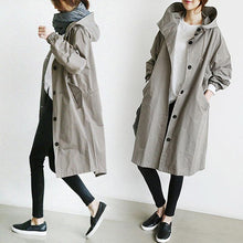 Load image into Gallery viewer, Hot! Oversized Hoodie Pocket Solid Long Coat