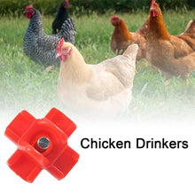Load image into Gallery viewer, Horizontal Side Mount Chicken Waterer