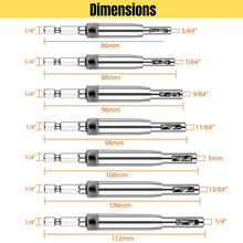 Load image into Gallery viewer, BRAX HARDWARE SELF-CENTERING DRILL BITS
