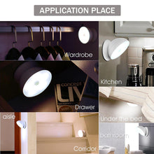 Load image into Gallery viewer, Motion Sensor Light, Rechargeable LED Night Lamp,360° Free Rotatablehtnes