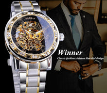 Load image into Gallery viewer, WINNER™ Top Brand Luxury Male Mechanical Skeleton Wrist Watch