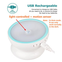 Load image into Gallery viewer, Motion Sensor Light, Rechargeable LED Night Lamp,360° Free Rotatablehtnes