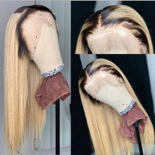 Load image into Gallery viewer, Brazilian Lace Front Wig 4 * 4 Straight Lace Closure Wig Human Hair Wigs