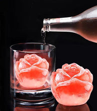 Load image into Gallery viewer, 3D Silicone Rose Shape Ice Cube Mold
