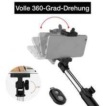 Load image into Gallery viewer, 3 in 1 drahtloser Bluetooth-Selfie-Stick